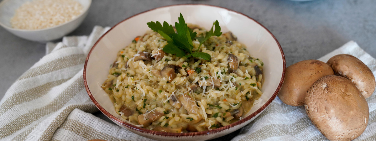 Rezept Ökokistenverband September 2023 - Pilzrisotto