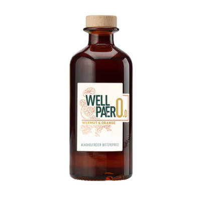 Produktfoto zu Feinbrennerei Sasse - WellPaero Wermut & Orange (0,0% Vol) - 350ml