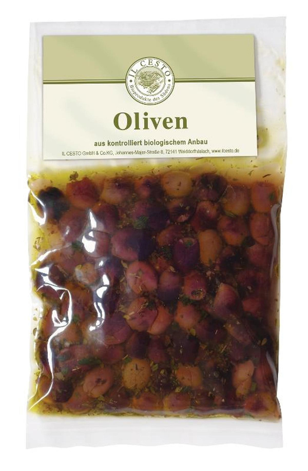 Produktfoto zu Il Cesto - Ital. Leccino-Oliven ohne Stein - 175g