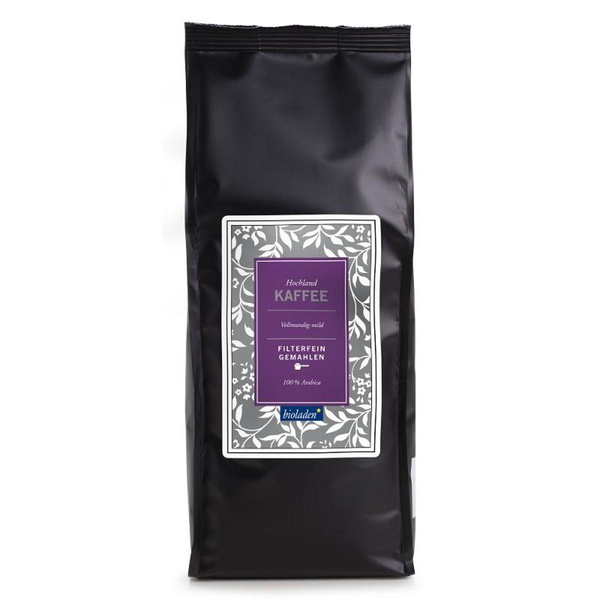 Produktfoto zu bioladen - Hochlandkaffee gemahlen - 500g