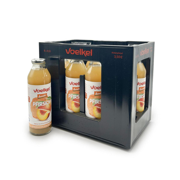 Produktfoto zu Voelkel - Pfirsich Nektar - 6 x 0,5l