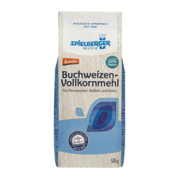 Produktfoto zu Spielberger - Buchweizen-Vollkornmehl - 500g