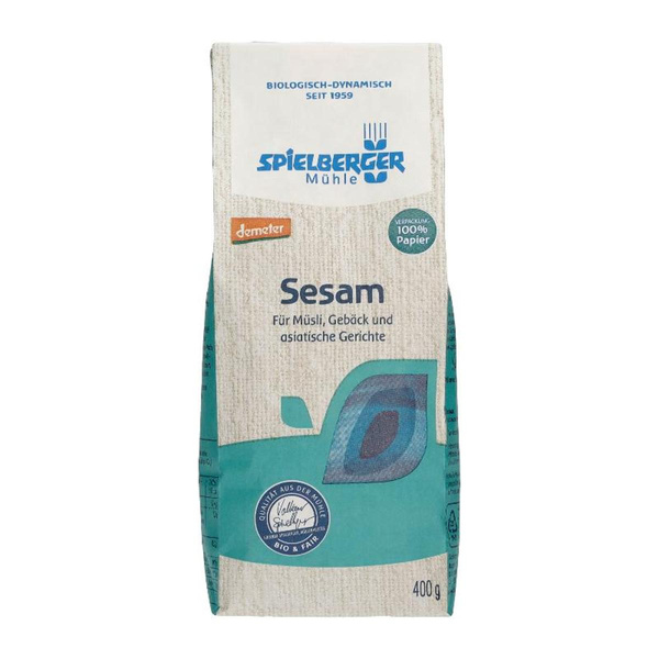 Produktfoto zu Spielberger - Sesam, ungeschält - 400g