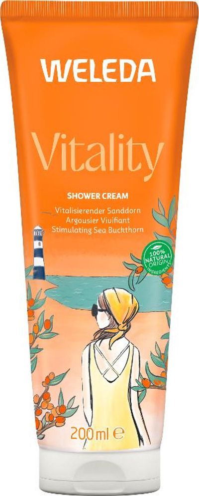 Produktfoto zu Weleda - Sanddorn Vitalisierungsdusche - 200ml