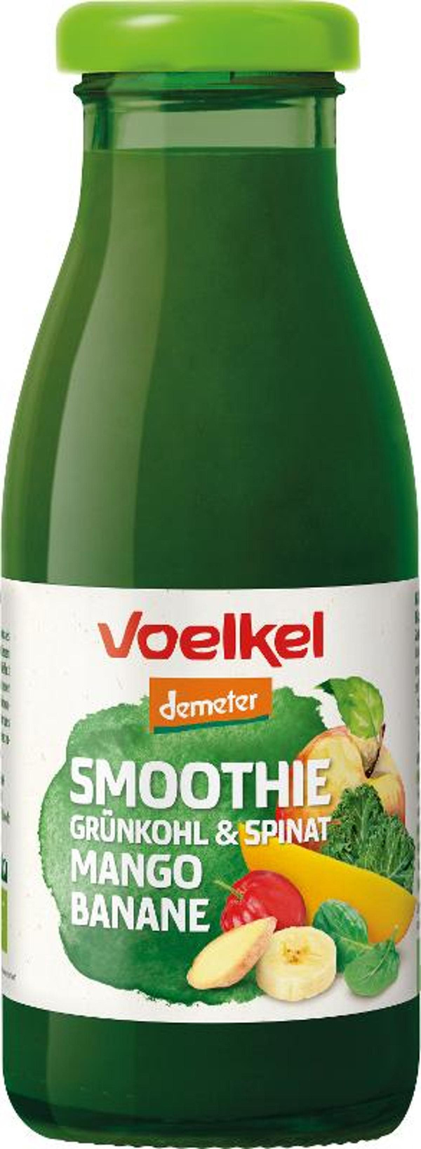 Produktfoto zu Voelkel - Smoothie Grünkohl Mango Spinat Ingwer - 0,25l