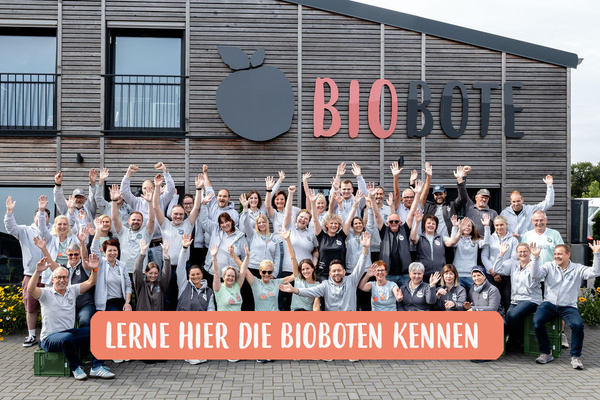 Team Biobote - Gruppenbild der Mitarbeiter
