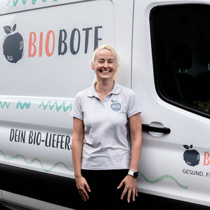 Magda -im Fahrerteam beim Bioboten