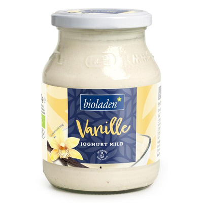 Produktfoto zu bioladen - Joghurt Vanille, 3,8% - 500g