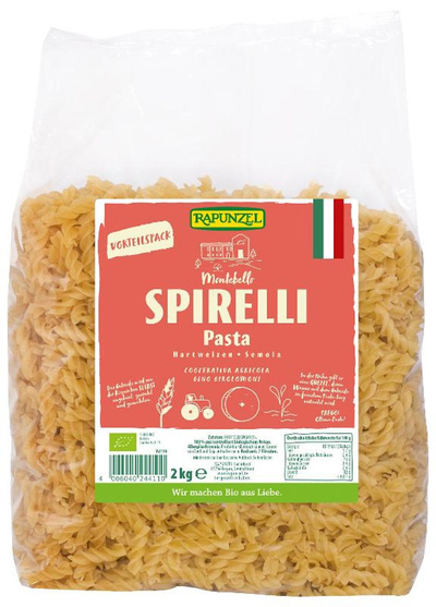 Produktfoto zu Rapunzel - Spirelli Semola - 2kg