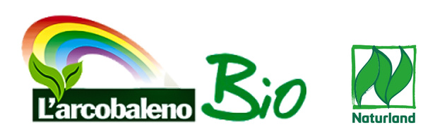 Logo arcobaleno + Naturland Siegel