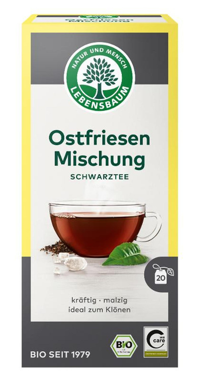 Produktfoto zu Lebensbaum - Ostfriesen Tee - 20 x 1,75g