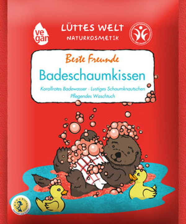 Produktfoto zu Lüttes Welt - Badeschaumkissen "Beste Freunde" - 50g