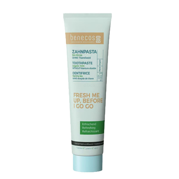 Produktfoto zu Benecos - Zahncreme Minze - 75ml