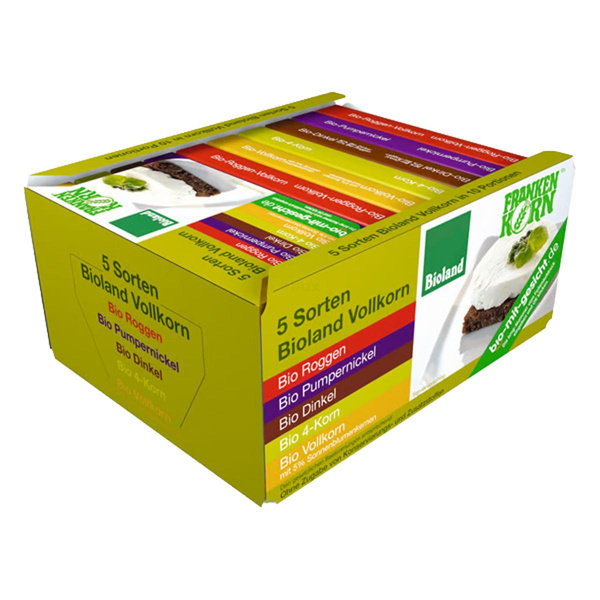 Produktfoto zu Frankenkorn - 5 Sorten Brotkorb - 500g (10x50g)