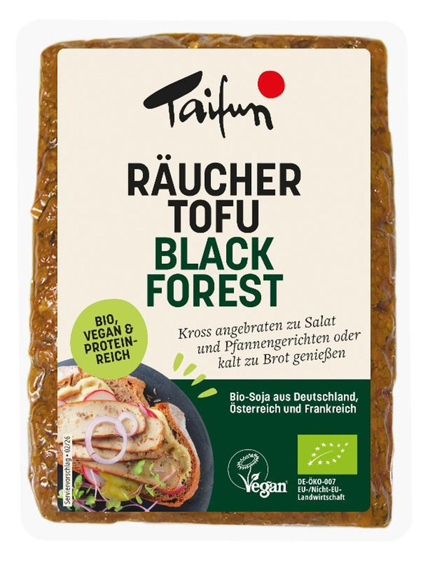 Produktfoto zu Taifun - Black Forest Tofu - 200g