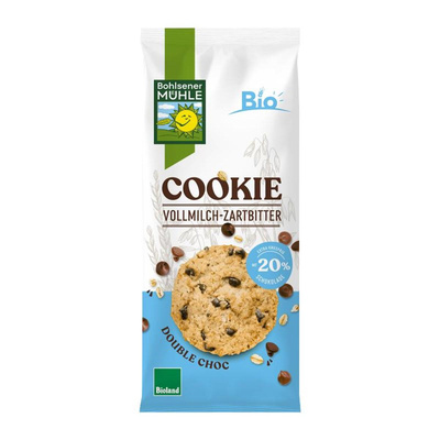 Produktfoto zu Bohlsener Mühle - Cookie Vollmilch-Zartbitter- 175g