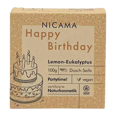 Produktfoto zu 100g - Nicama - Happy Birthday Seife