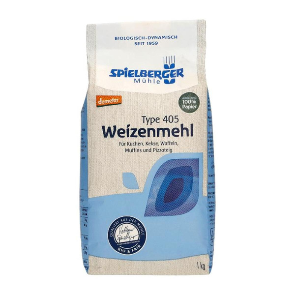 Produktfoto zu Spielberger - Weizenmehl 405 - 1kg