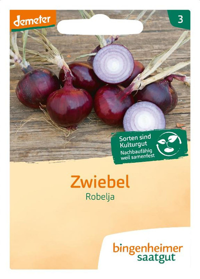 Produktfoto zu Bingenheimer Saatgut -  Zwiebel rot