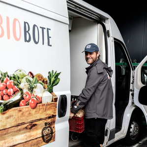 Sandra - Auslieferung beim Bioboten