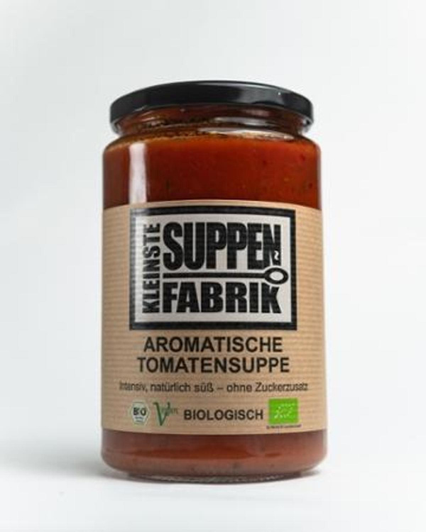 Produktfoto zu Kleinstesuppenfabrik - Tomatensuppe, vegan - 690ml