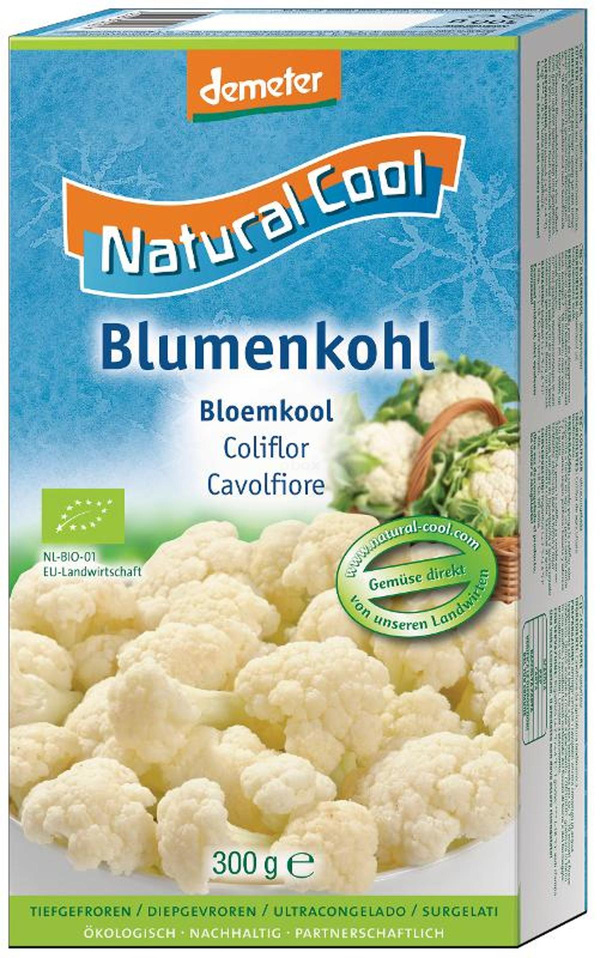 Produktfoto zu Natural Cool - Blumenkohl, tiefgekühlt - 300g