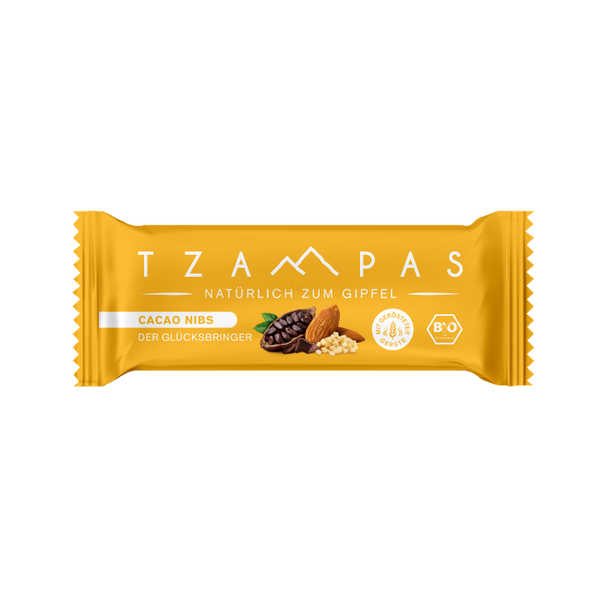 Produktfoto zu TZAMPAS - Gebinde Cacao Nibs Energieriegel - 16x40g