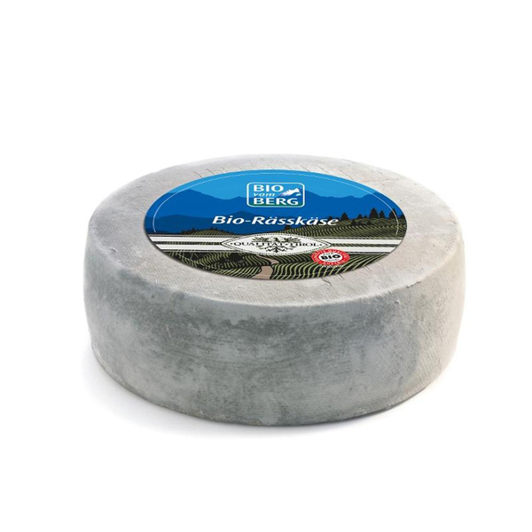 Produktfoto zu Bio vom Berg - Rässkäse mit Steinsalzkruste - 45 % Fett i. Tr.