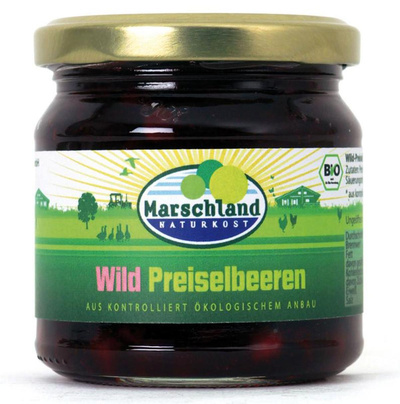 Produktfoto zu Marschland - Wild Preiselbeeren - 220g