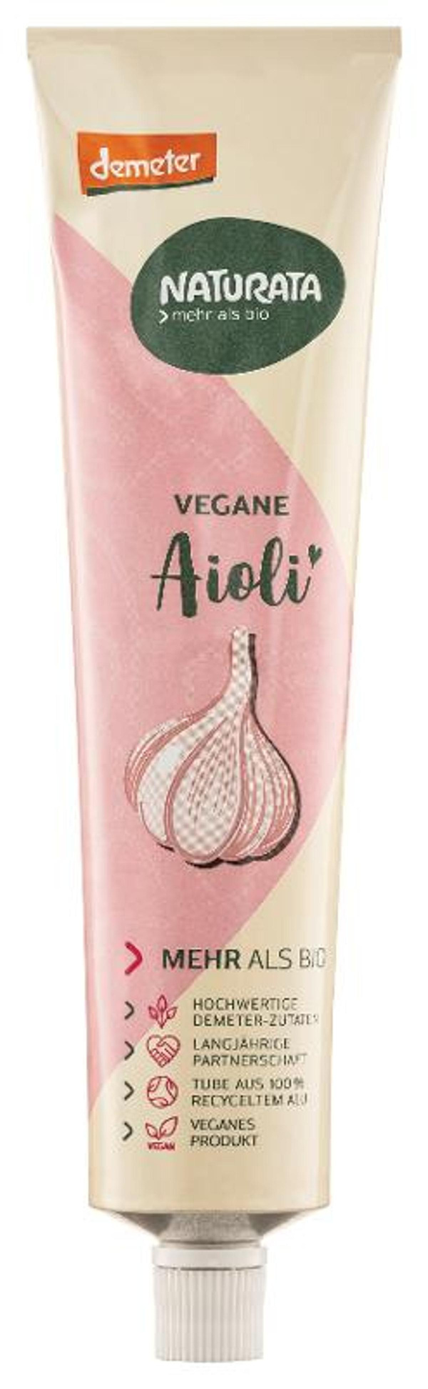Produktfoto zu Naturata - Vegane Aioli Tube - 190ml
