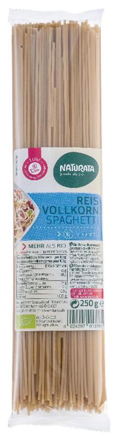 Produktfoto zu Naturata - Vollkorn Reis Spaghetti - 250g