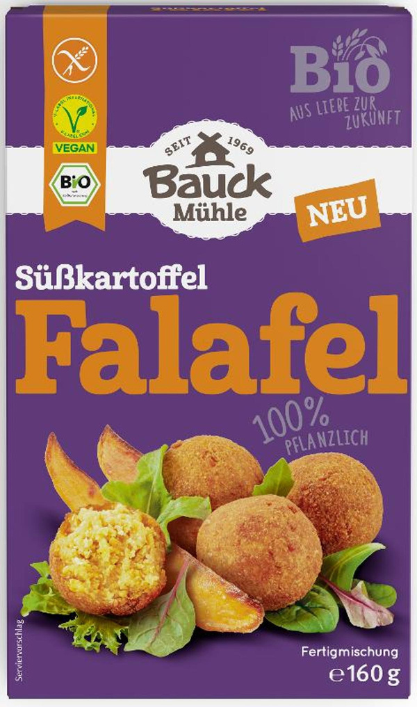 Produktfoto zu Bauck - Süßkartoffel Falafel - 160g