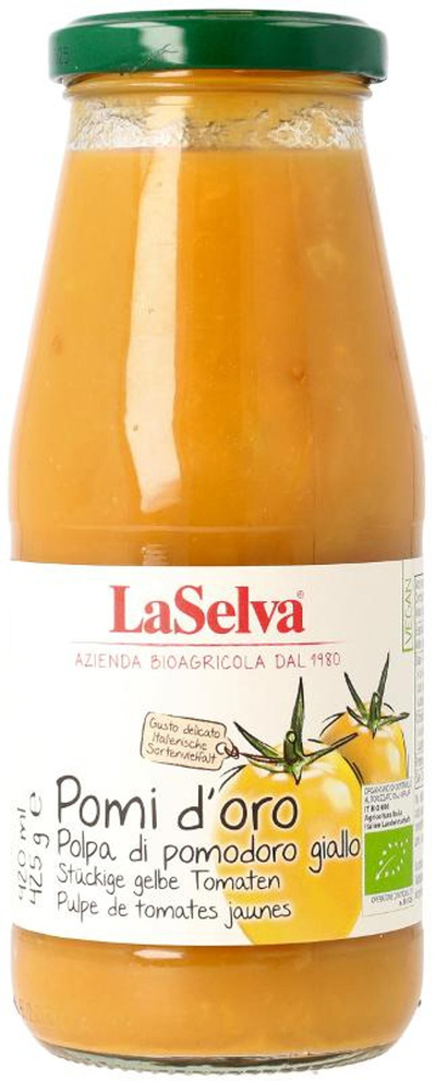 Produktfoto zu LaSelva - Gelbe stückige Tomaten - 425 g