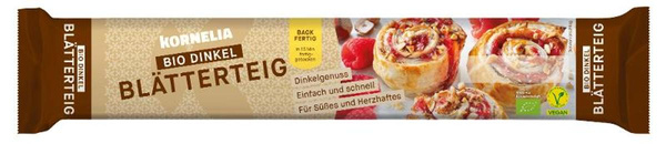 Produktfoto zu Kornelia Urkorn - Frischer Dinkel Blätterteig - 270g