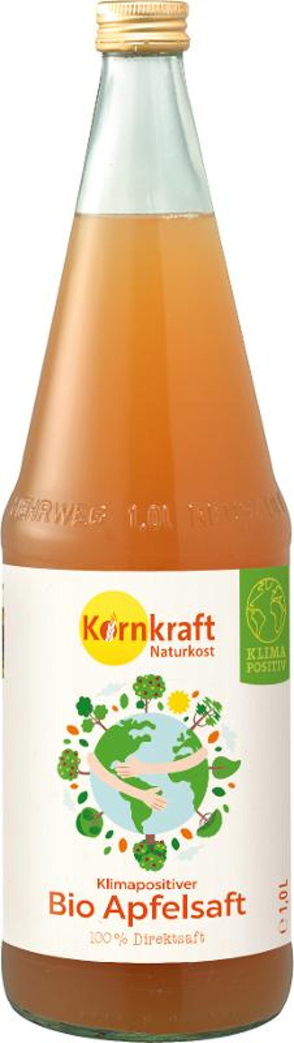 Produktfoto zu Kornkraft - Klimapositiver Apfelsaft - 1l