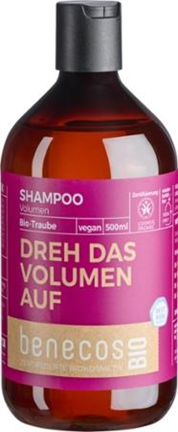 Produktfoto zu Benecos - Shampoo Volumen Traube - 500 ml