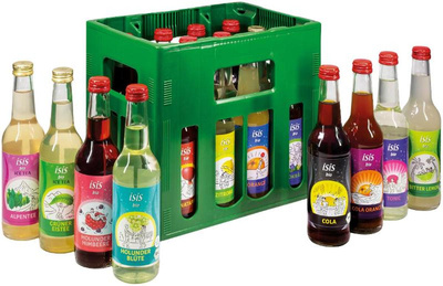 Produktfoto zu isis Bio Limos - Mischkiste - 12 x 0,33l