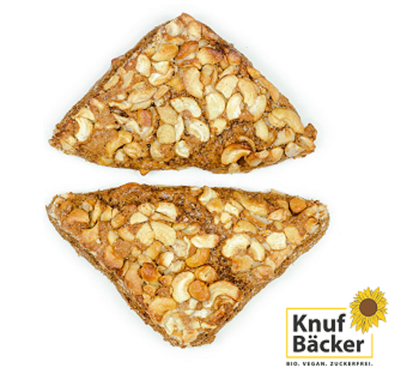 Produktfoto zu Knuf Bäcker - Pumpernickel-Cashew-Brötchen