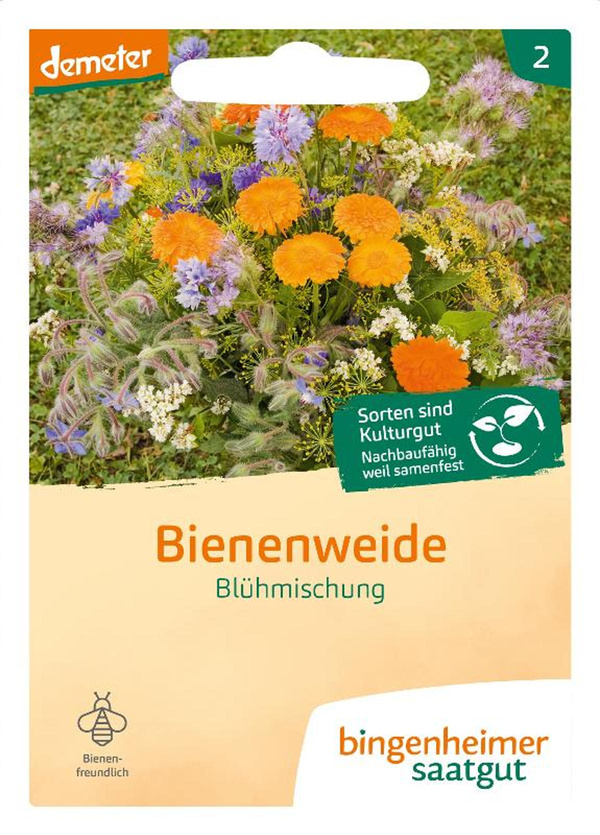 Produktfoto zu Bingenheimer Saatgut - Bienenweide Blumenmischung