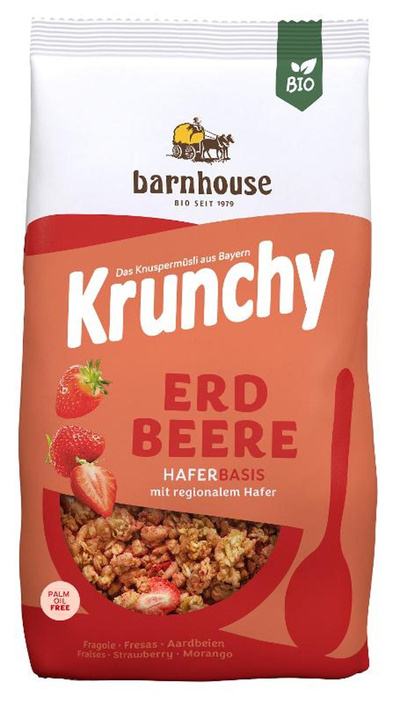 Produktfoto zu Barnhouse -Krunchy Erdbeer - 375g
