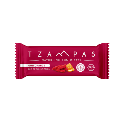 Produktfoto zu TZAMPAS - Gebinde Goji Orange Energieriegel - 16x40g