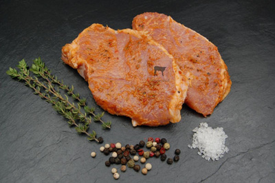 Produktfoto zu Johannshof - Rückensteaks mariniert, tiefgekühlt - 2x ca. 150g