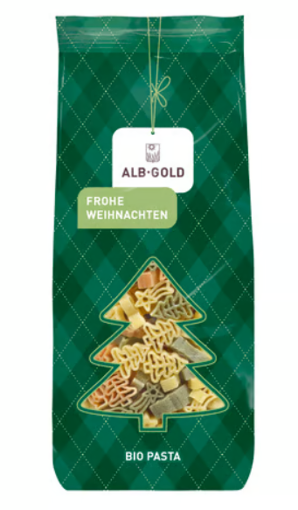 Produktfoto zu ALB GOLD - Weihnachtsnudeln - 250g
