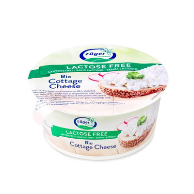 Produktfoto zu Züger - Körniger Frischkäse, laktosefrei - 150g