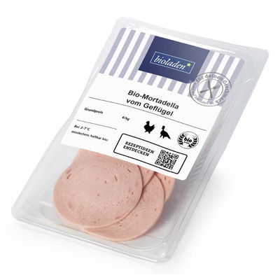 Produktfoto zu bioladen - Geflügel-Mortadella - 80g
