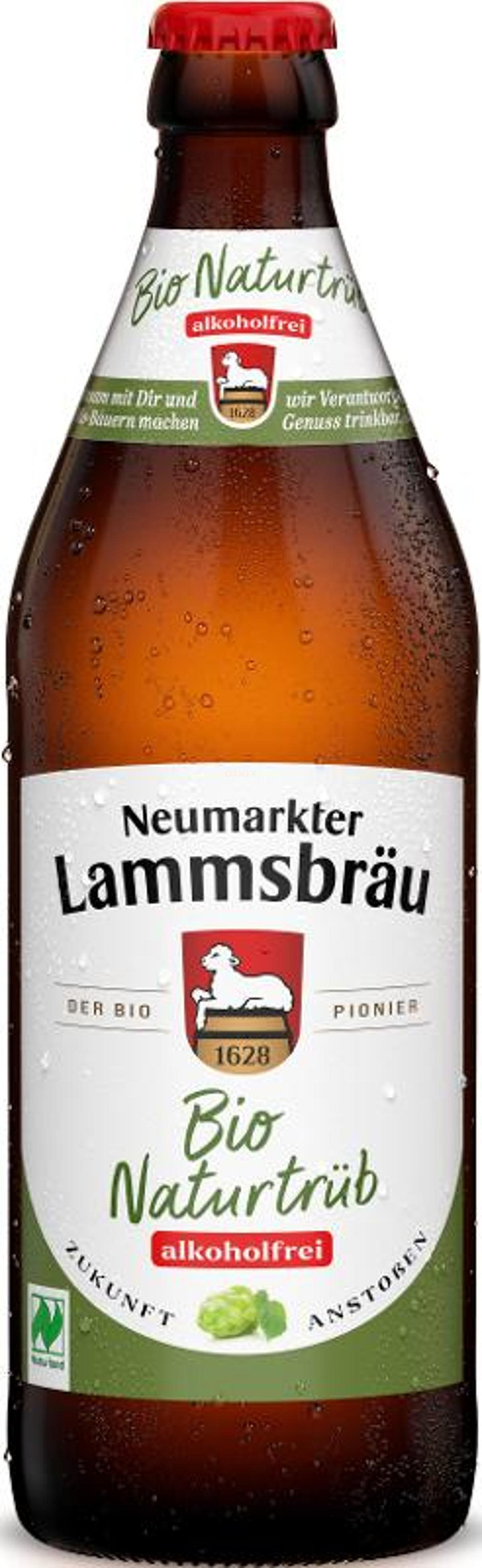 Produktfoto zu Lammsbräu - Naturtrüb, alkoholfrei - 0,5l
