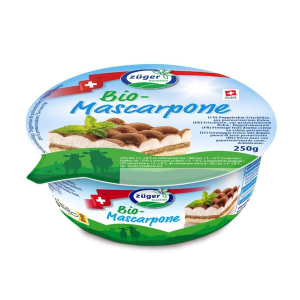 Produktfoto zu Züger - Mascarpone Frischkäse - 250g
