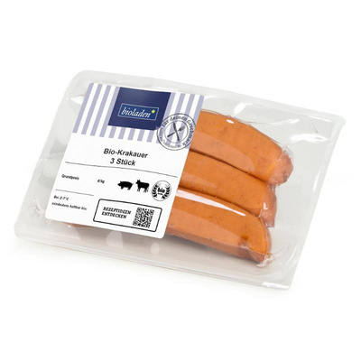 Produktfoto zu bioladen - Krakauer Schwein & Rind - 3x 80g