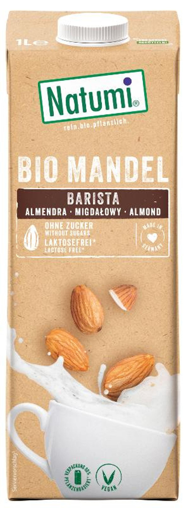 Produktfoto zu Natumi - Mandel Barista Drink - 1l