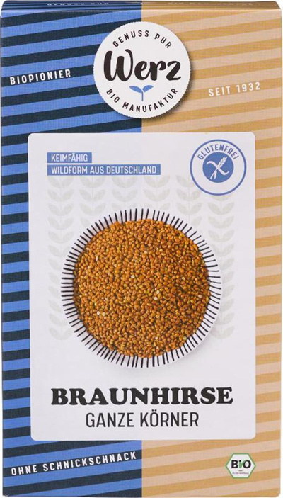 Produktfoto zu Werz - Braunhirse, ganze Körner - 500g